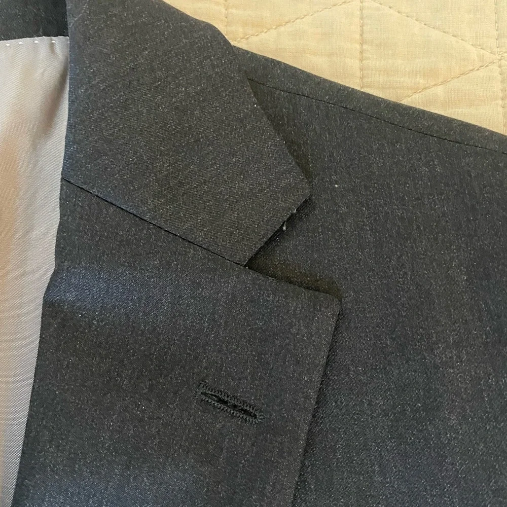 BOSS HUGO BOSS Passolini/Movie US Super 100’s Wool Blazer In Charcoal Size‎ 40 R